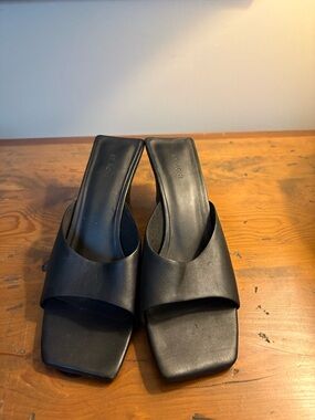 St. Agni black Wedge Sandals 39